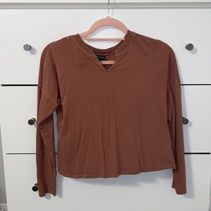 Wild Fable mauve long sleeved shirt, size XS